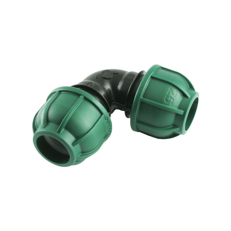 PE Kupplung 20mm Bogen 90° - schraubbar