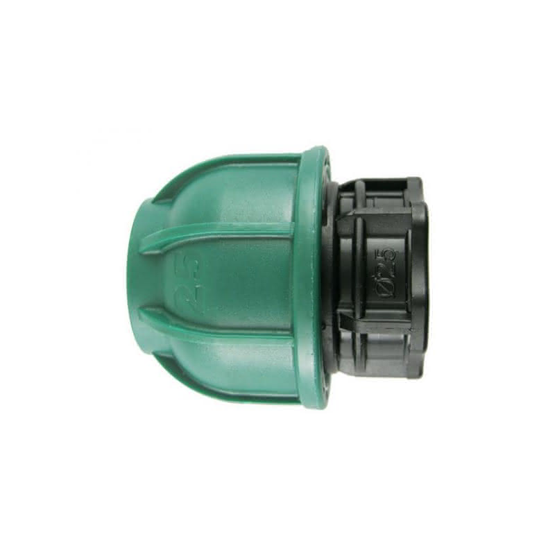 PE Kupplung 16mm Endstopfen - schraubar
