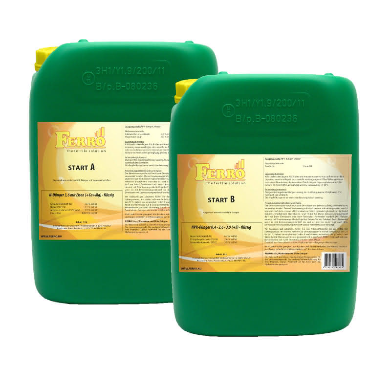 Ferro Standard A&B Start Erde / Hydro je 10 Liter