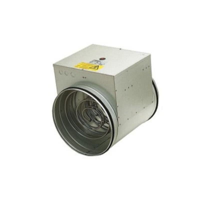 Elektroheizregister für Rohreinbau 100mm - 400 Watt