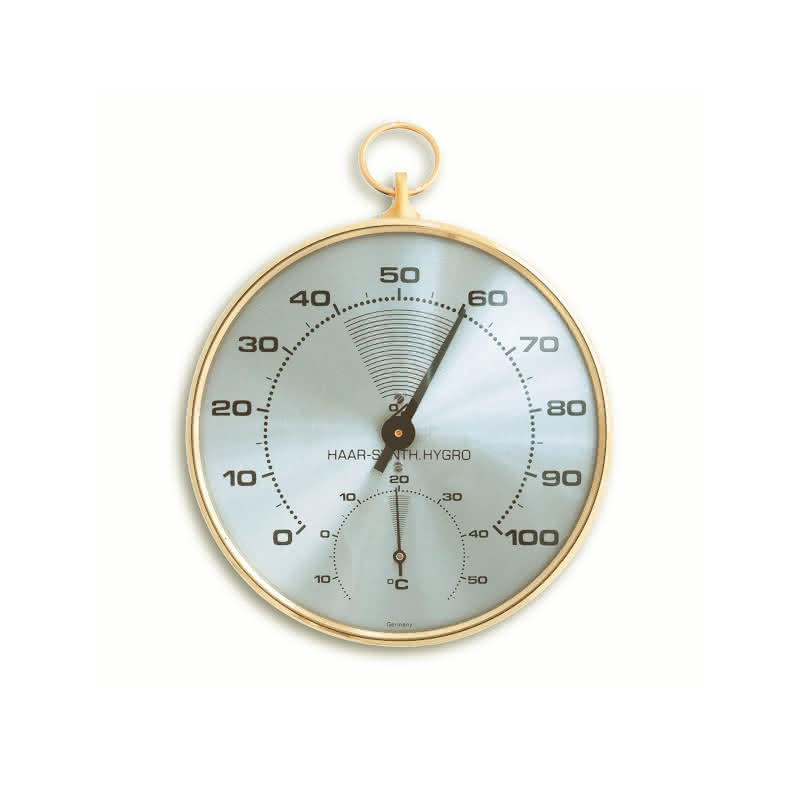 Faden-Thermo- und Hygrometer 102mm analog - Präzisionsinstrument