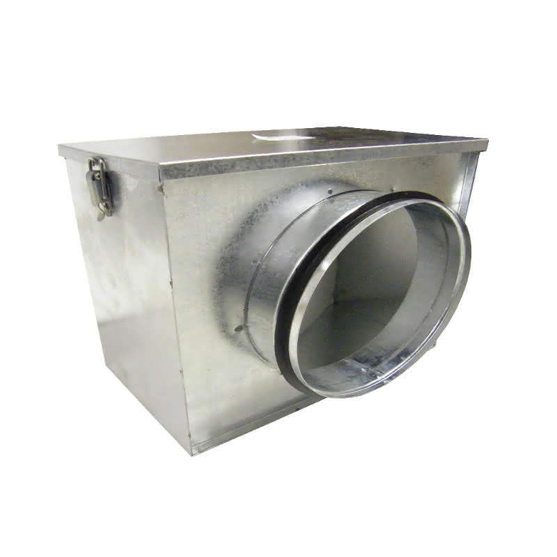 Luftfilterbox mit 2x 315mm Anschluss - inklusive Grobstaubfilter