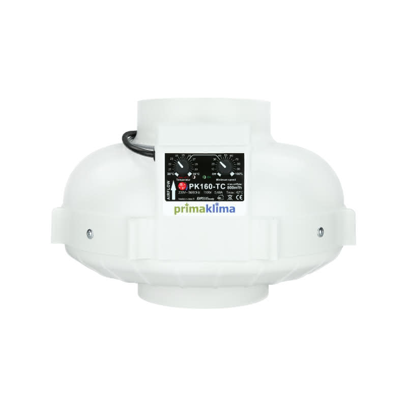 Prima-Klima PK160-TC Rohrventilator 160mm - 800m³/h